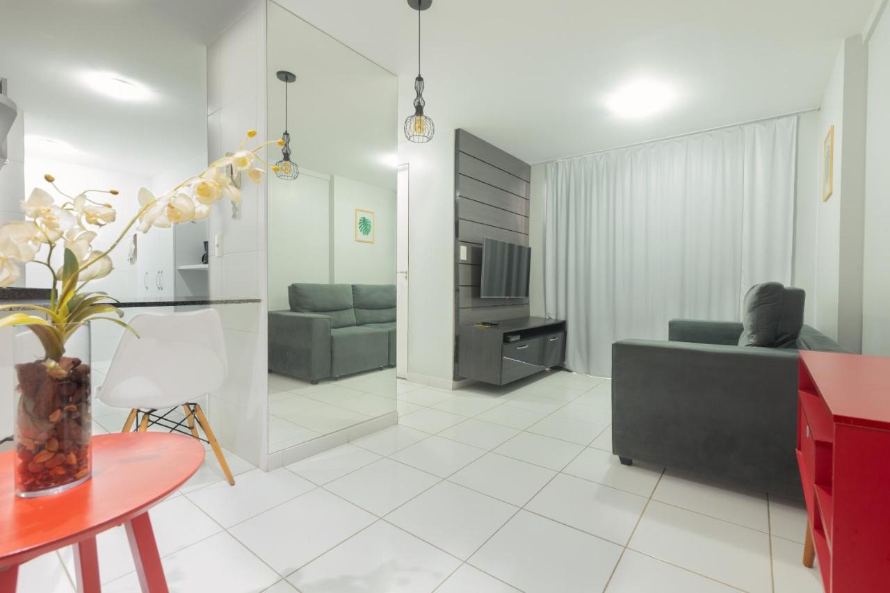Flat Quarto E Sala C/ Vista Mar Espetacular Apartamento Maceió Exterior foto